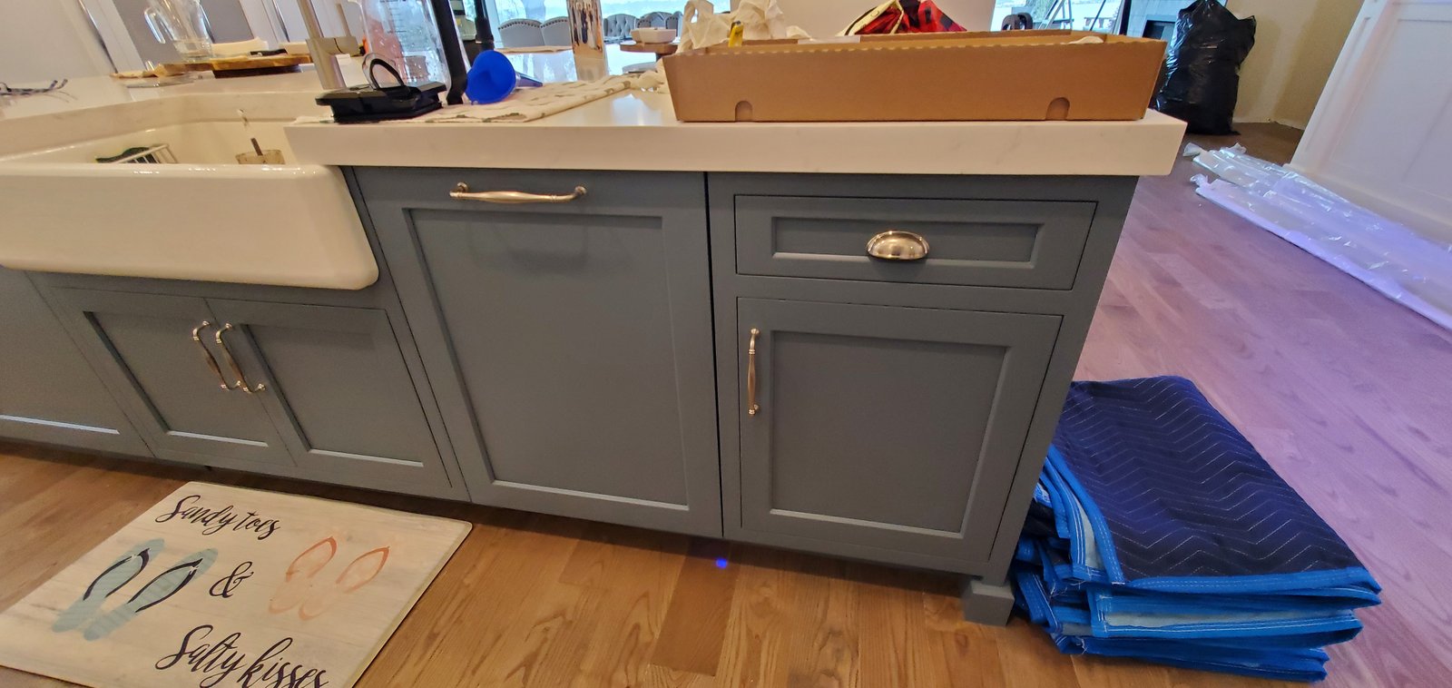 Custom coastal kitchen cabinetry installed in Manasquan New Jersey