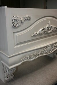 Hand-carved decorative cabinet front with antique finish in Mechanicsburg PA